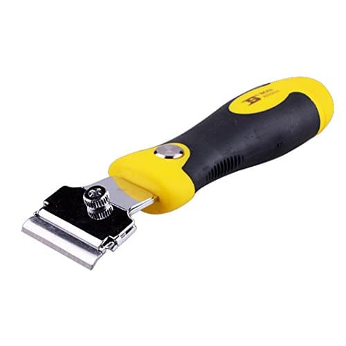 Cleaning Glass Wall Scraper with 4 PCS Blade Multipurpose Metal Scraper/Stripper Longth Adjustable