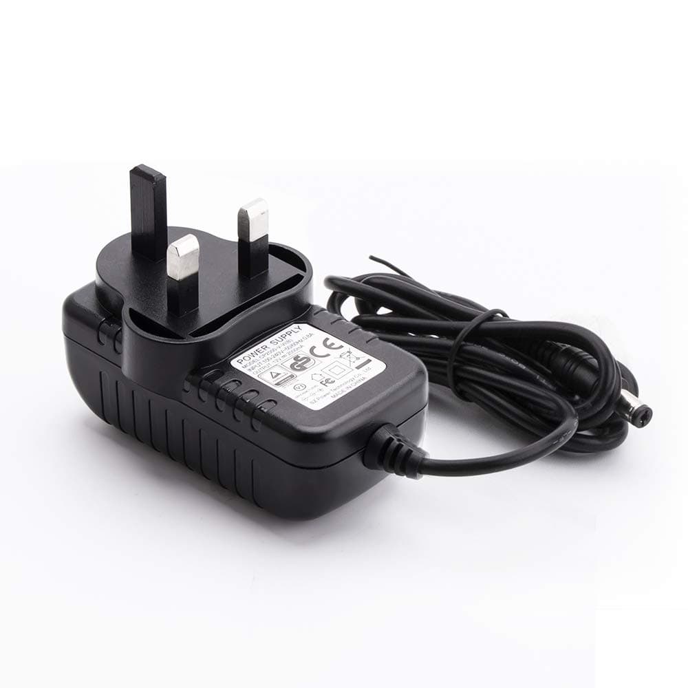 Ustellar LED Strip Light Power Supply Adapter DC 12V, 2A, AC 100-240V to DC 12V Transformers, Power Supply for 2835/3528/5050 LED Light Strips, LED Tape, 24W Max, 12 Volt 2 Amp Power Adaptor