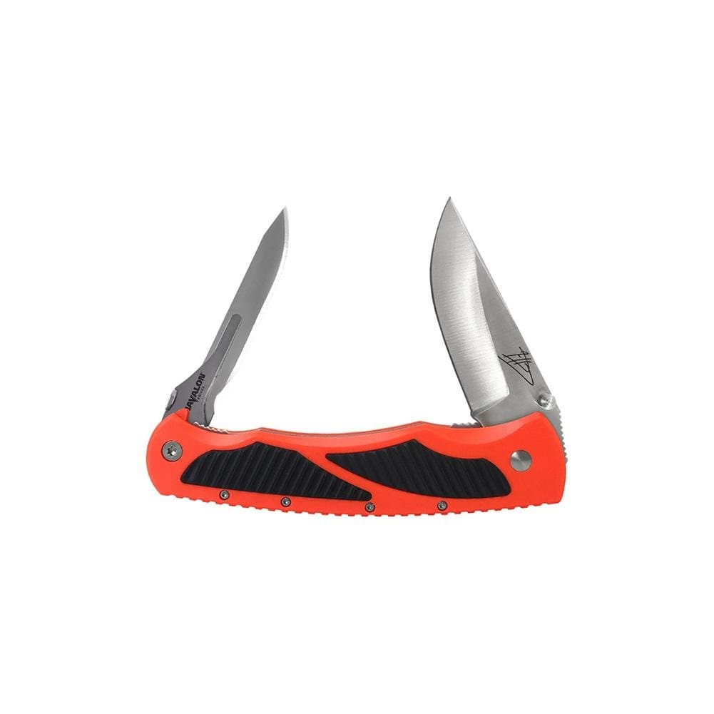 Titan Dual Blade Folder, Blaze Orange Handle [XTC-TZBO - Havalon Knives]