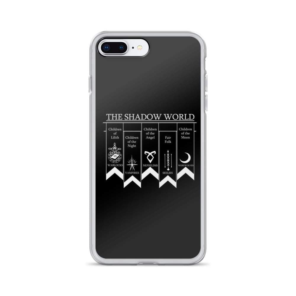 nasboy The Shadow World - Shadowhunters Case Cover Compatible for iPhone (7 Plus/8 Plus)