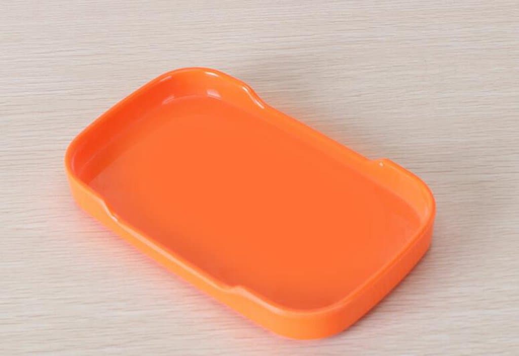 Imitation Melamine Color Tableware Barbecue Plate, Rectangular Dish, Barbecue Stack Dish
