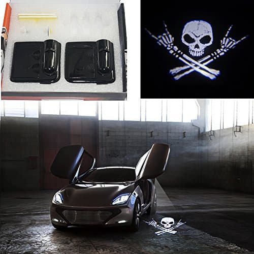 Wireless Skull Car Door LED Logo Shadow Ghost Lamp