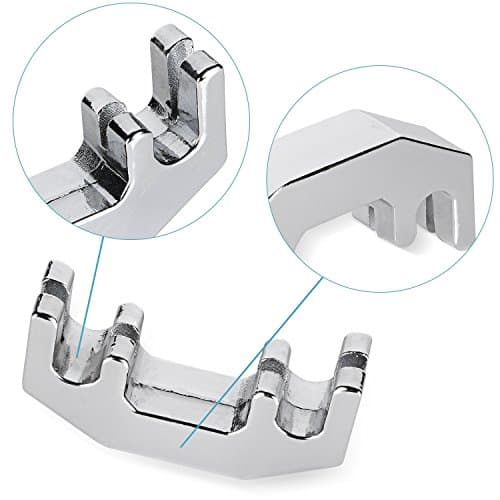 Chrome Plated Violin Practice Mute for 3/4 4/4 Violin Color Silver