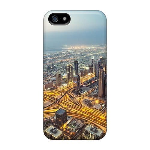 High Quality View From Burj Khalifa Dubai Case For Iphone 5/5s / Perfect Case