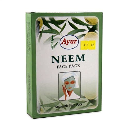 Ayur Neem Face Pack (Antiseptic Face Pack)100g / 3.5 oz (Pack of 2)