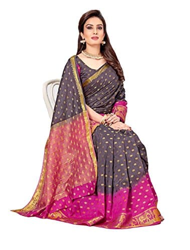 Silk Saree With Blouse Piece (SRT-P-1010_Multi_Free Size)