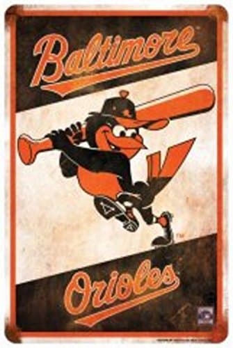 Dixie Baltimore Orioles Retro Parking Sign