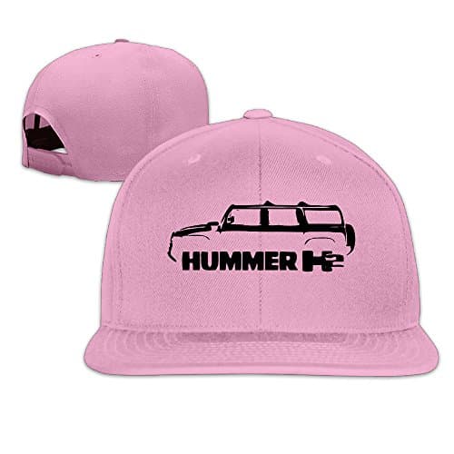 Hummer H2 Classic Outline Plain Adjustable Baseball Hats