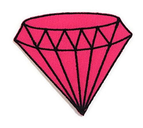 Pink Diamond_Cloth Sticker for Laptops, Tablets, Lockers, Notebooks. It is REUSABLE, you can remove and use it with a new surface you like again and again with no adhesive residu by OliveTH