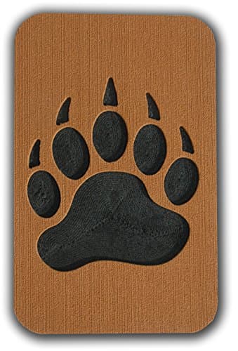 ToejamrSnowboard Stomp Pad - Black Bear PAW PAD - Brown