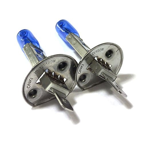 H1 Halogen Headlight 6000K Super White 100W DC 12V Light Bulb ( 2 pcs )