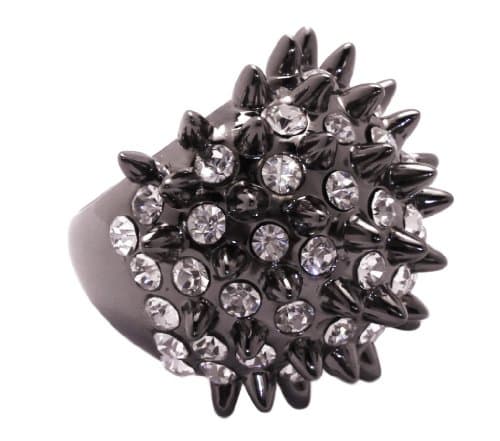 Cocoa Jewelry Crystal Spike Ring