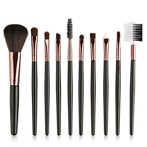 10/18Pcs Makeup Brushes Set Powder Foundation Blush Eye Shadow Blending Make Up Brush Cosmetic Beauty Tool Kit Maquiagem 10pcs HK