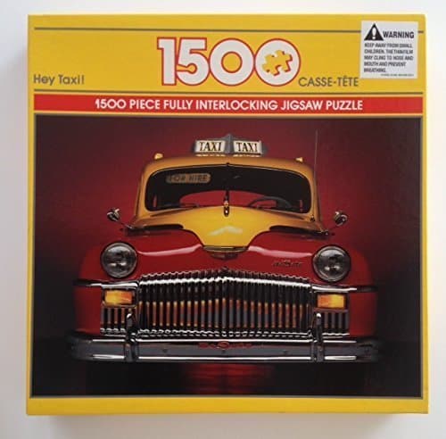 1500 Piece Fully Interlocking Jigsaw Puzzle Hey Taxi