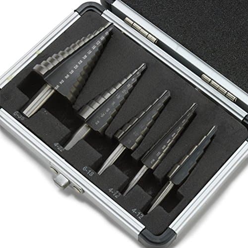 Zhushan 5Pcs Hss Cobalt Multiple Hole 50 size Step Drill Bit | Metric Step Drill Set