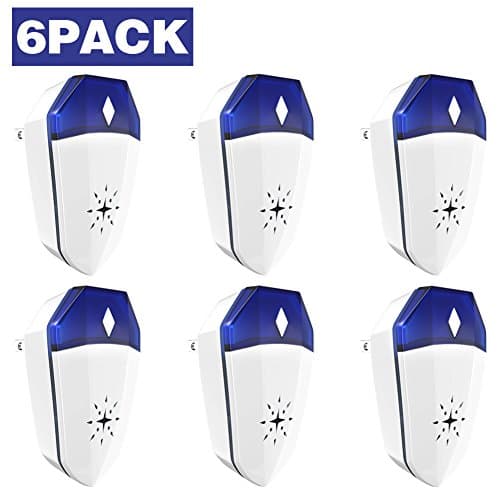 Ultrasonic Electronic Pest Repeller - Electronic Pest Control Plug In-Pest Repeller for Insect - Mice, Roaches, Bugs, fleas, Mosquitoes, Spiders (Blue)