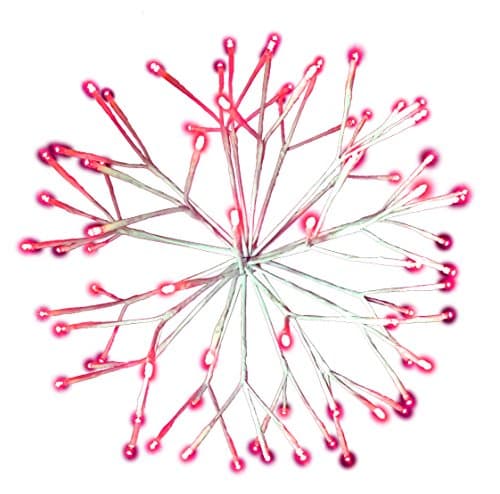 16" Starlight Cluster with72 LED Red Lights