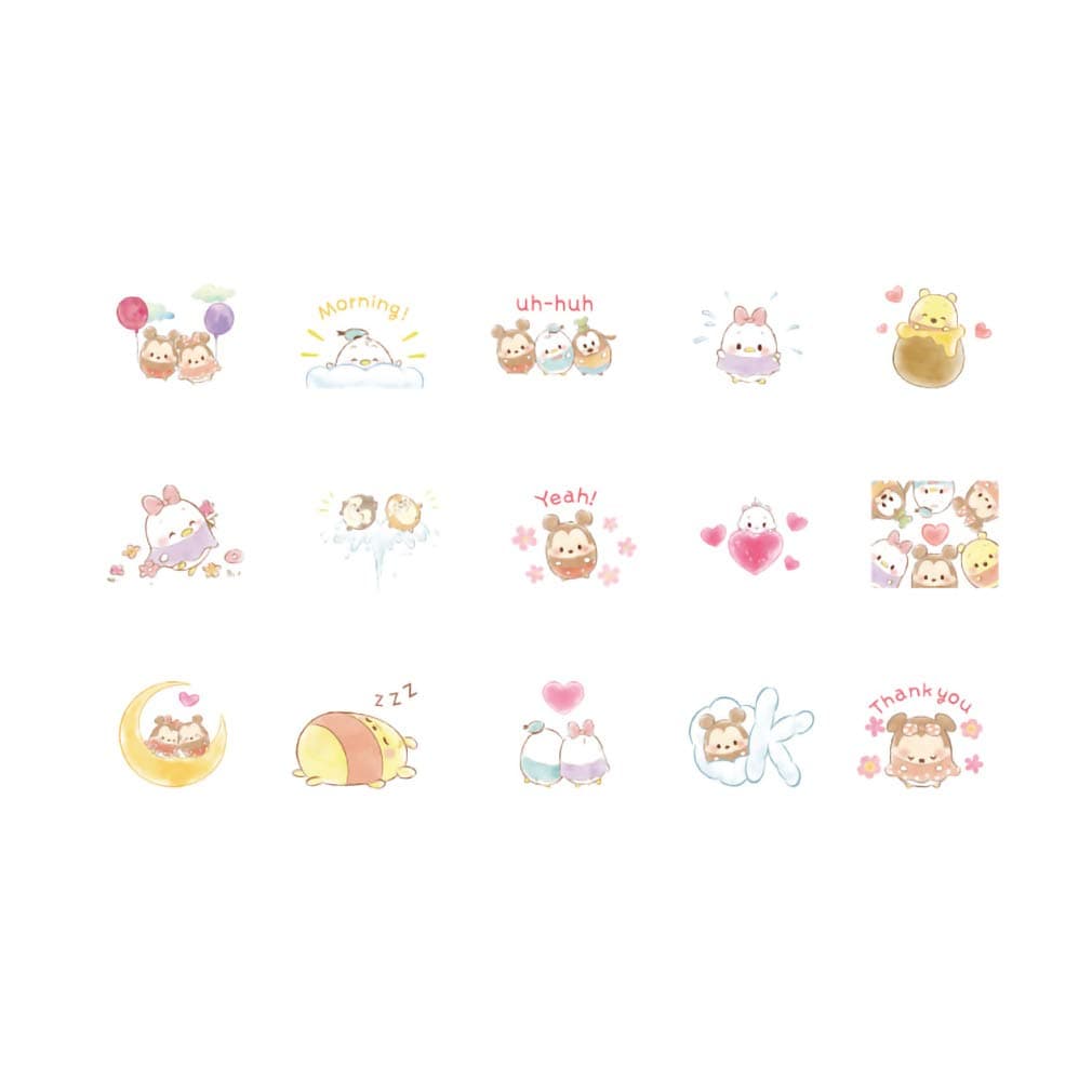 Mickey Mouse Donald Duck Sticker Pack Egg Treasure Decal Winnie The Pooh Scrapbook Accessories for Self Adhesive Waterproof Gift Labels Arts Craft Greeting Card