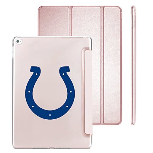 iPad Air 2 Case Colts, Slim Fit Smart Case for Apple iPad Air 2 ,Ultra Slim Lightweight Stand Cover with Auto Wake / Sleep ( Rose Gold )
