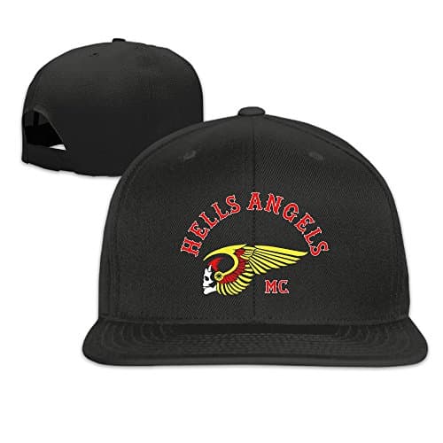 The Hells Angels Motorcycle Club Snap Back Cap Black