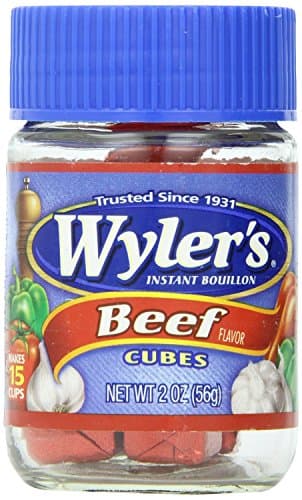 Wyler's Instant Beef Bouillon Cubes, 2 Ounce Jars (Pack of 4)
