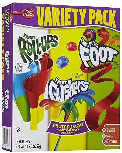 Fruit Snacks Variety Pack, 16 ct - PACK OF 3
