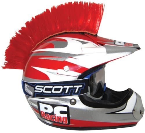 Pcracing pchmred helmet mohawk (red) (PCHMRED)