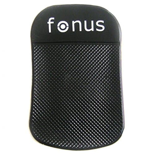 Black Universal Auto Non-Slip Pad Hand-stands Dashboard Sticky Plastic Jelly Mat for Net10, Straight Talk, Tracfone LG Nexus 5 - LG Optimus Fuel, Optimus Quest, Optimus Zip, Showtime, Black, ULTIMATE