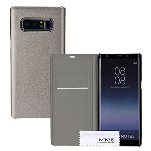 Lincivius samsung note 8 Case, samsung galaxy note 8 Wallet Case [Flip Cover] Protective Folio Flip Case thin Design