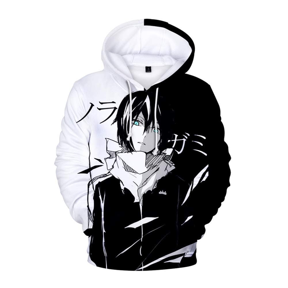 TINGYUANO Noragami Anime Pattern 3D Printed Pullover Hoodie Unisex Plus Size Outwear Sweatshirt