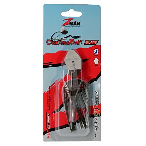 Z-MANChatterbait Elite Spinnerbaits, 3/8 oz, Redbone