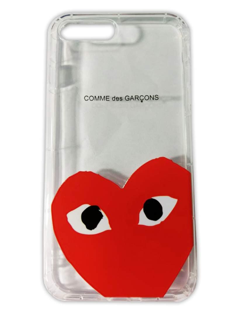 Comme des Garcons Play Heart Logo CDG iPhone 7 Plus | iPhone 8 Plus Transparent PVC Mobile Phone Case