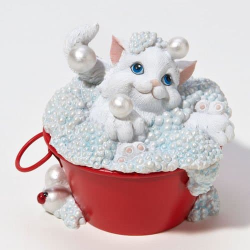 Charming Purrsonalities Bubbling Over with Happiness Figurine