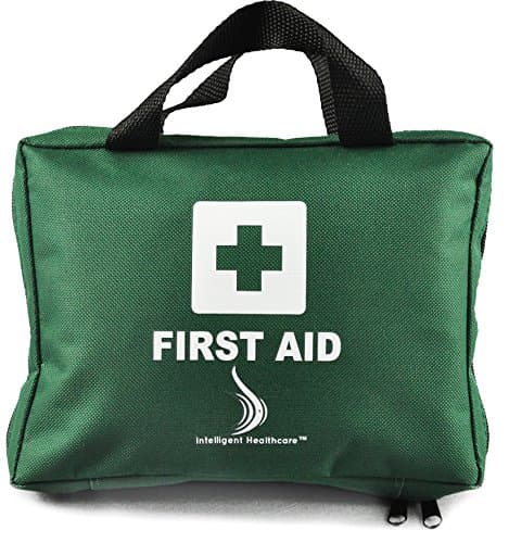 First Aid Kit 100 Piece Premium Kit Ideal for Camping, Home, Workplace, Office, Car, Caravan, Travel etc. 2 x Cold (Ice…