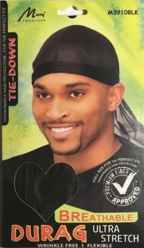 Murry CollectionBreathable Durag Ultra Stratch M3910BLK