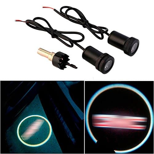 WONFAST® For GMC Car Auto Laser Projector Logo Illuminated Emblem Under Door Step courtesy Light Lighting symbol sign badge LED Glow Performance