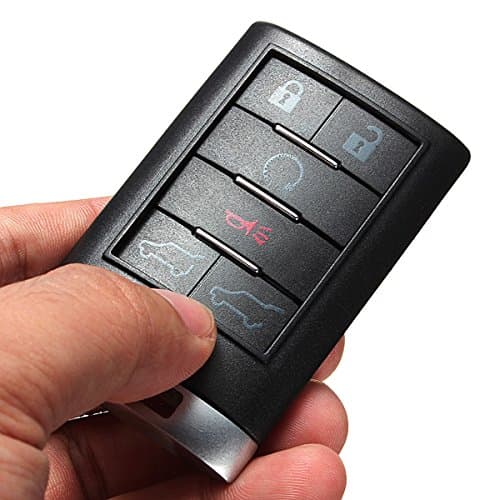FeLiCia 6 Buttons Smart Keyless Remote Car Key Shell Case for Cadillac 2012