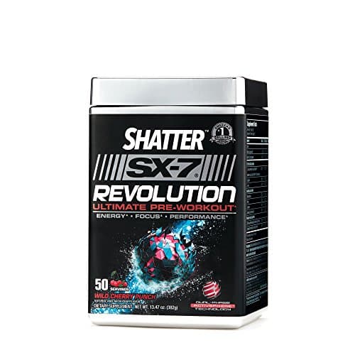 MuscleTech Shatter SX-7 Revolution Ultimate Pre Workout - Wild Cherry Punch