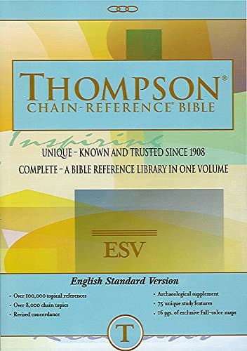 ESV - Paperback - Regular Size - Thompson Chain Reference Bible (011210)