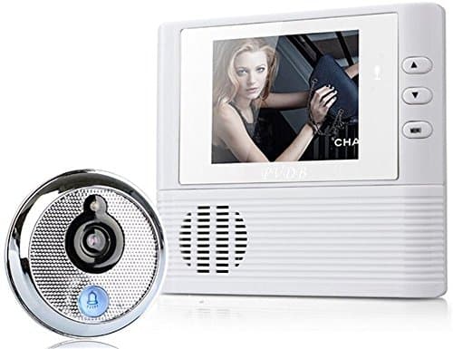 2.8 Inch Screen Wireless Electronic Video Doorbell with Camera Monitor Photographed Door Bell Electronic Visual Cat's Eye Home Security (Photographed Doorbell)