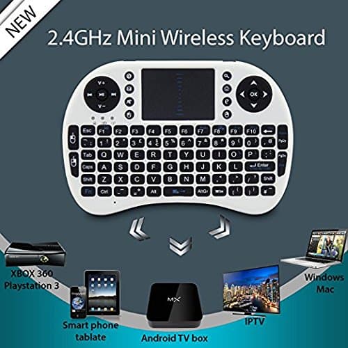 Hotsaleglobal 2.4G Mini Wireless Keyboard KODI XBMC Touchpad Mouse Combo For Android TV BOX PC