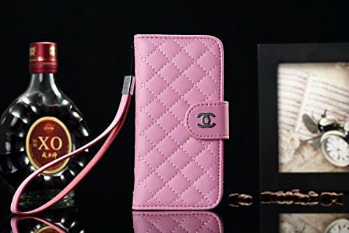 iPhone6/6s Plus Case - Slowfishp® Luxury 3F-Leather Wallet Style Flip Case Apple iPhone 6 Plus (5.5") Retail Packaging (Free gifts: 1x Screen Protector, 1x Touch Pen, 1x Anti Dust Plug) (Pink)