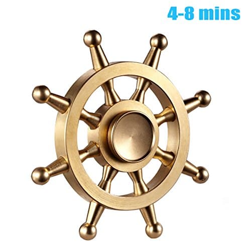 Fidget Spinner 4-8min, Hand Spinner EDC Toy Tri-Spinner Ultra Durable Bearing Non-3D printed Fidget Focus Novelty Toy by Regalll (Rudder)