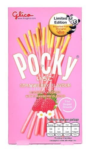 Pocky Fried Glico Biscuit Stick Candy - Strawberry