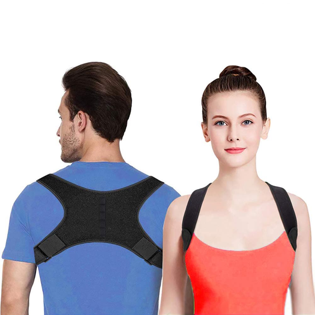Fyore Back Posture Corrector for Men and Women - Adjustable Shoulder & Back Brace Support - Back/Shoulder and Neck Pain Relief (Universal)
