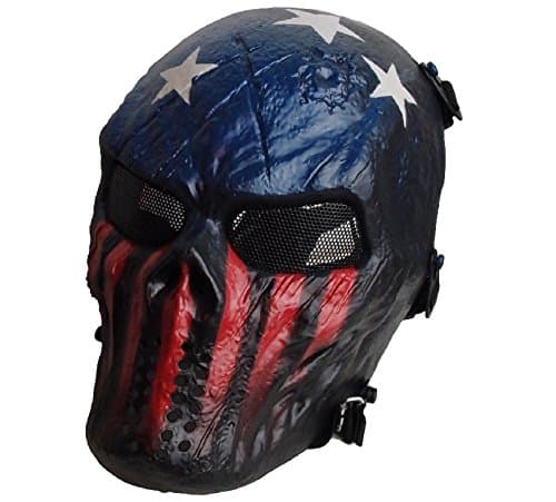 Samurai JP Kryptek etc Full Face Airsoft Mask Metal Mesh Eye BB Protect