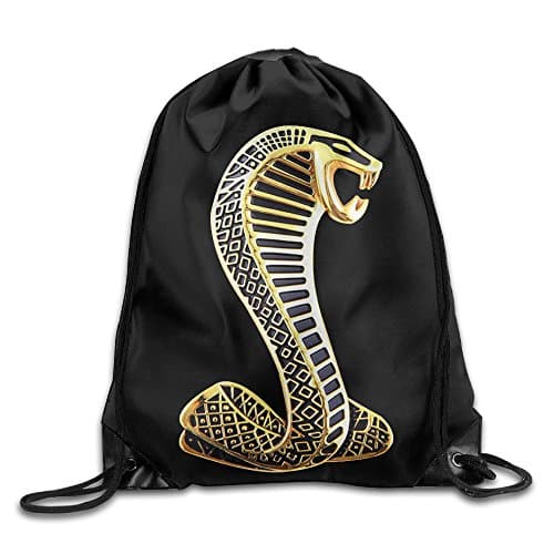 MPOD Ford Cobra Logo Drawstring Backpack Bag