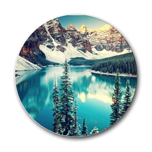 Scenic Mountains Nature Round Mousepad Mouse Pad Great Gift Idea