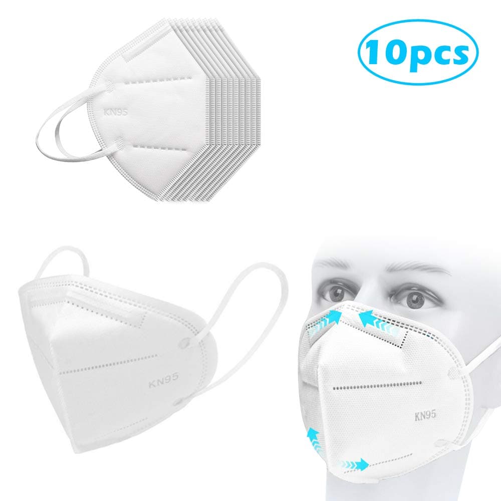 10PCS K-N-9-5 M.A.S.K for v.i.r.u.s, High Elastic Folding Lightweight Practical Air Cleaning Dust Pollution Vented Mouth Cover