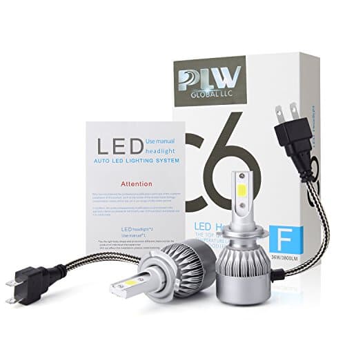 PLW 6C Auto Led Headlight lighting System, 36Watt H7 5600K IP68 Spec with powerful 13,000 rpm turbo Cooling Fan and high efficiency heat Control